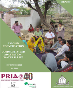 Community led adaptations