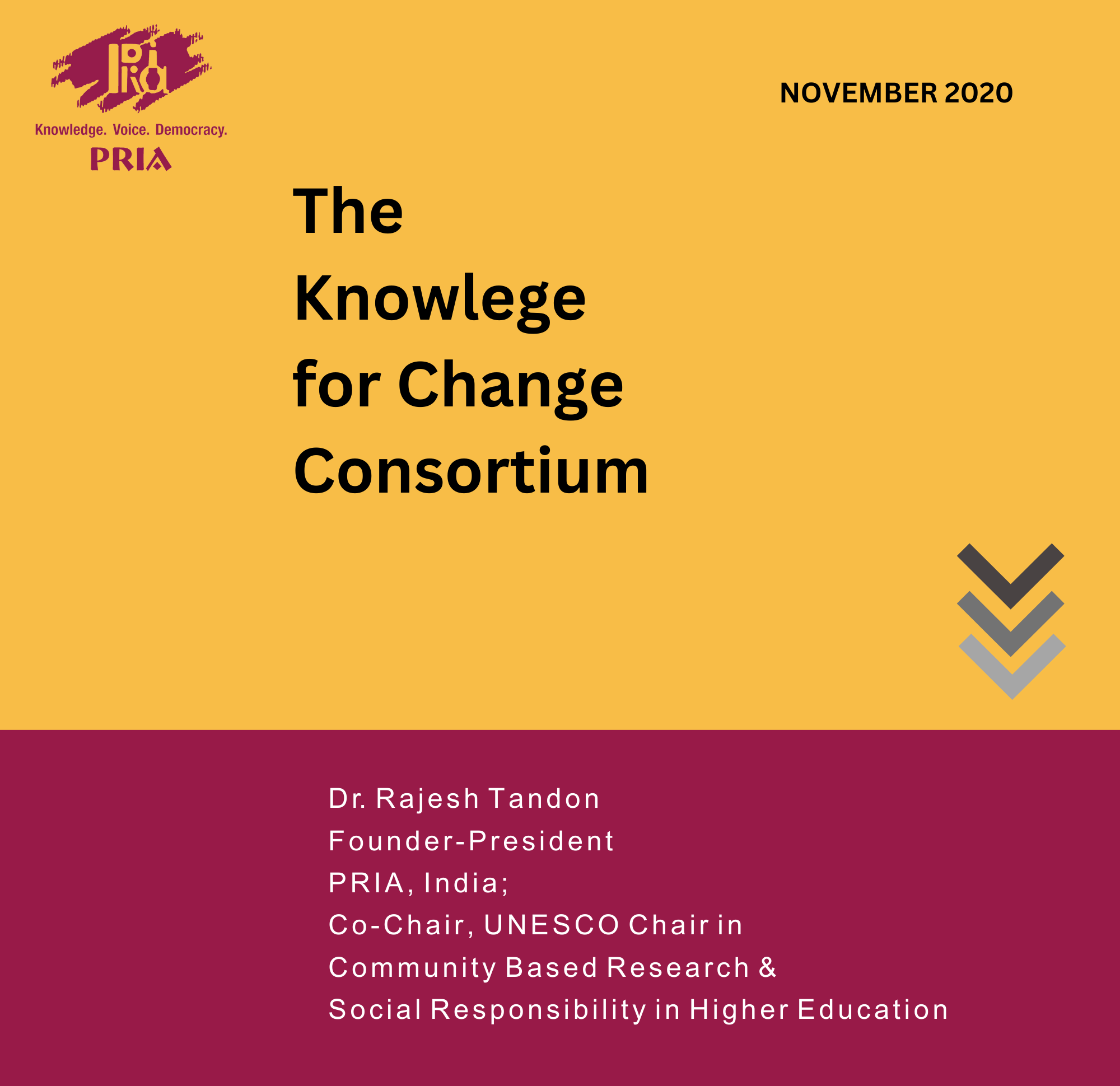 The Knowledge for Change Consortium: a decolonising approach to international collaboration in capacity-building in communitybased participatory research